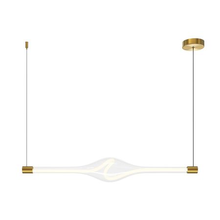 Светильник светодиодный подвесной Maytoni Loop 3000К 23 Вт 11,5 кв.м латунь IP20 (MOD290PL-L23BS3K)