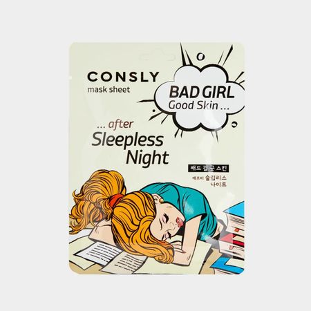 Маска тканевая для лица Consly Bad girl Good skin После бессонной ночи 23 мл