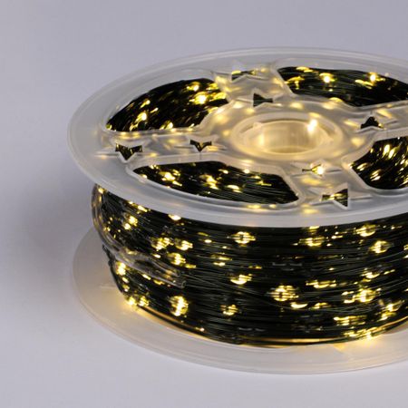 Электрогирлянда новогодняя Best Technology зеленый шнур 3240 LED теплый белый