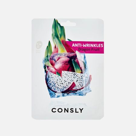 Маска тканевая для лица Consly антивозрастная с экстрактом драгонфрута 20 мл