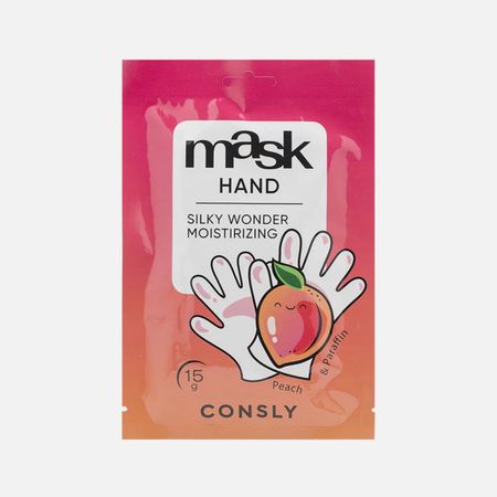 Парафин-маска для рук Consly с экстрактом персика, в виде перчаток 15 г