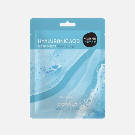 Маска тканевая для лица Consly Daily solution с гиалуроновой кислотой 25 мл