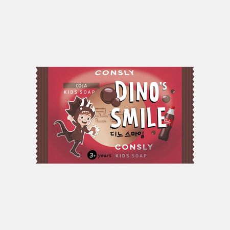 Мыло детское Consly Dino's smile с колой 90 г