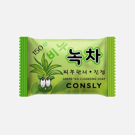 Мыло Consly смягчающее с экстрактом зелёного чая 150 г