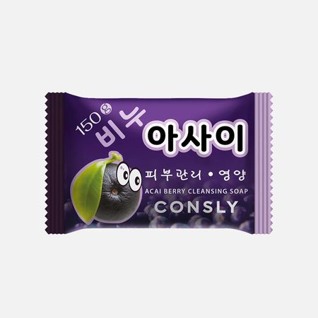 Мыло Consly питательное с экстрактом ягод асаи 150 г