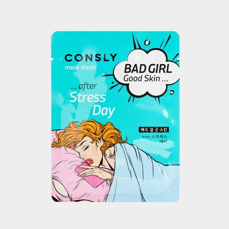 Маска тканевая для лица Consly Bad girl Good skin После тяжелого дня 23 мл