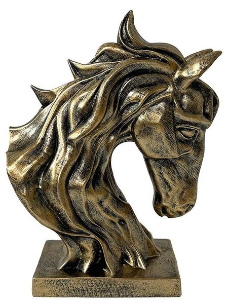Статуэтка декоративная Вещицы Дивный конь Полирезина бронзовый