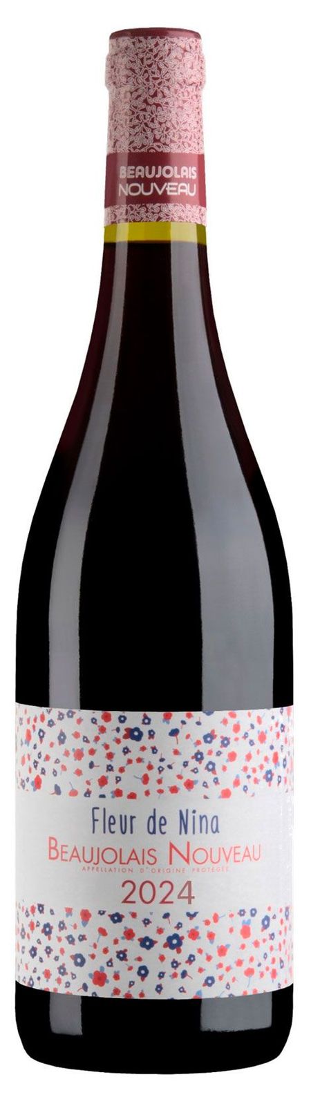 Вино Beaujolais Nouveau красное сухое Франция, 0,75 л