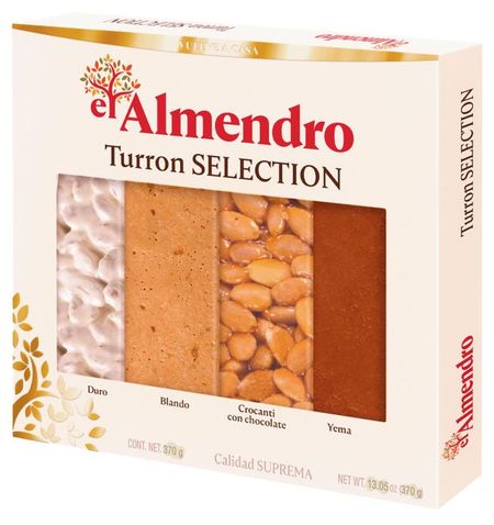 Набор-ассорти туррона El Almendro из 4 видов, 370 г