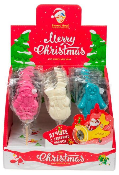 Карамель леденцовая Sweet Ness Новогодние персонажи, 30 г энтони макгоуэн я убил санта клауса