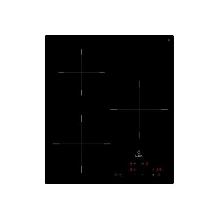 Варочная панель индукционная Lex EVI 430A 3 конфорки черная ip видеодомофон hikvision ds kh9510 wte1 b с распознаванием лиц