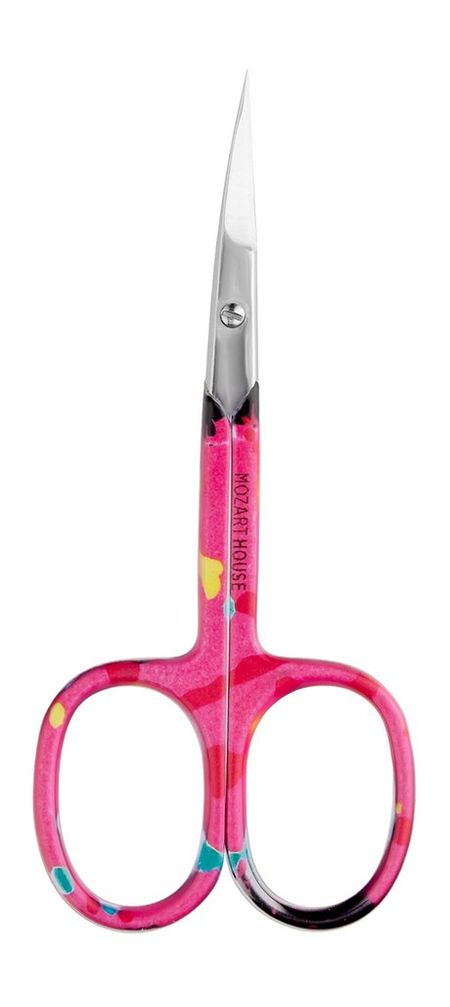 Mozart House Ножницы маникюрные Изогнутые Розовые 20 мм розовые голубые латексные шары с номером сердцем diy house