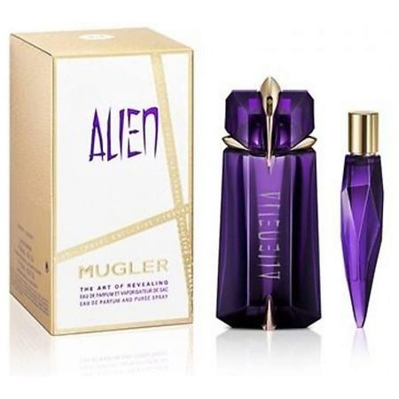 Набор парфюмерии MUGLER Набор Alien: Парфюмерная вода + Миниатюра миниатюра из латуни фермер