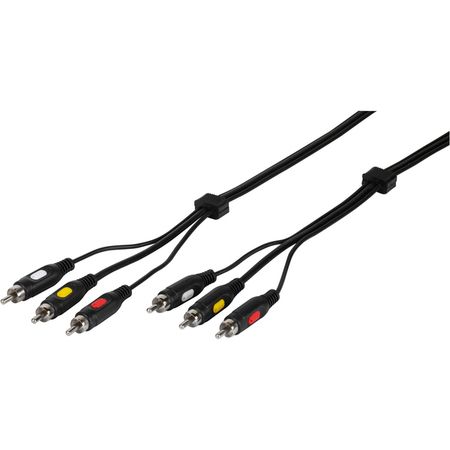 Кабель Vivanco 47029 (3RCA-3RCA) 2 м