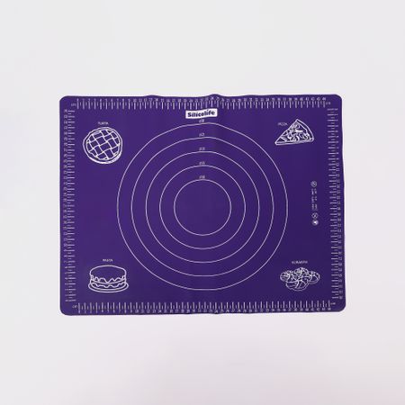 Коврик силиконовый Flora для раскатки теста роликовый резак для теста leenkea 19 5 12 см