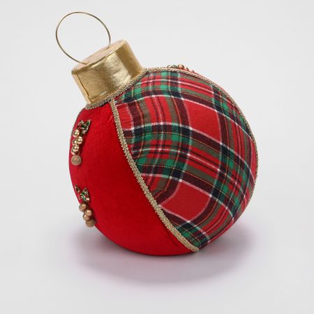 Украшение настольное James arts шар красный 26х25х31 см