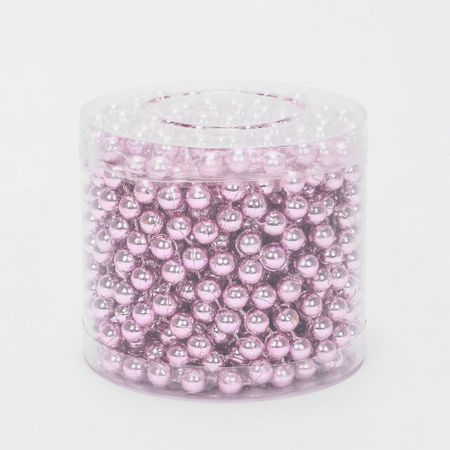Гирлянда из бусин Yiwu E-commerce сиреневая 10 м