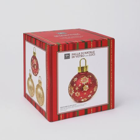 Шар новогодний Mercury NY декоративный, 15х21 см