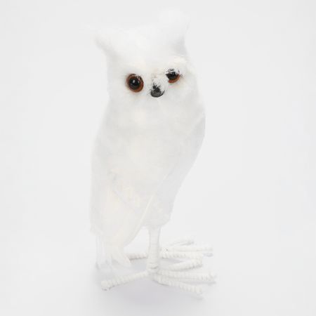 Декоративная фигура James arts сова белая 19х13.5х28 см