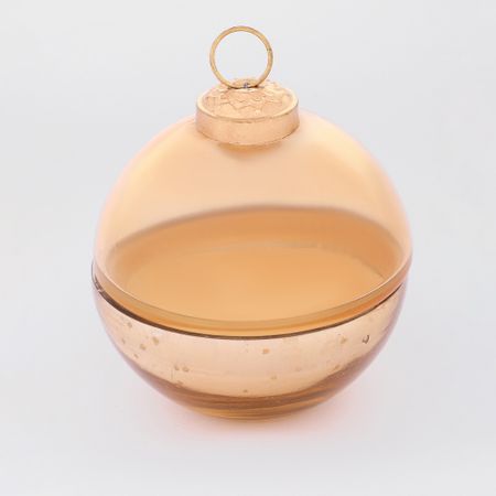 Свеча Mercury NY декоративная золотая 8х8,5 см