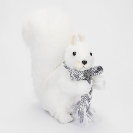 Декоративная фигура James arts белка белая 20х11х25 см