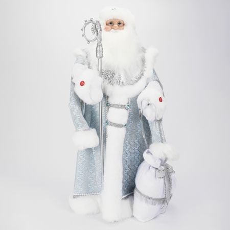 Фигура Sote Toys Дед Мороз в голубой шубе, с мелодией 90 см