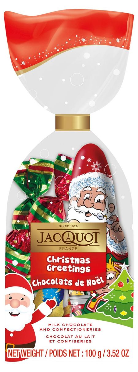 Шоколад фигурный Jacquot Christmas ассорти, 100 г
