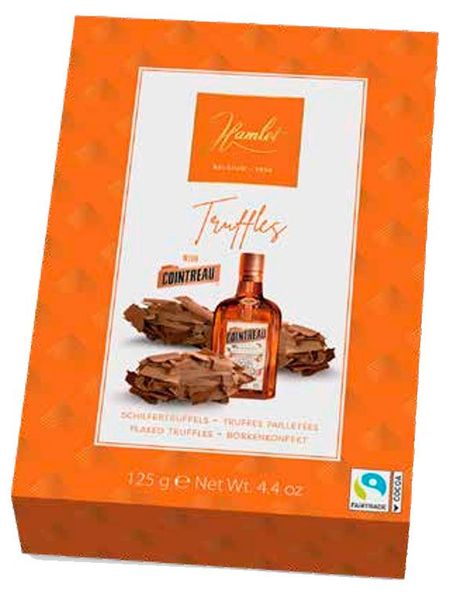 Трюфели Hamlet из молочного шоколада с ликером Cointreau, 125 г