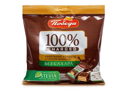Конфеты Победа Чаржед вафельные б/сахара в горьком шоколаде, 150 г коллин мошман безлимитный холдем один на один советы эксперта победа в поединках хедз ап