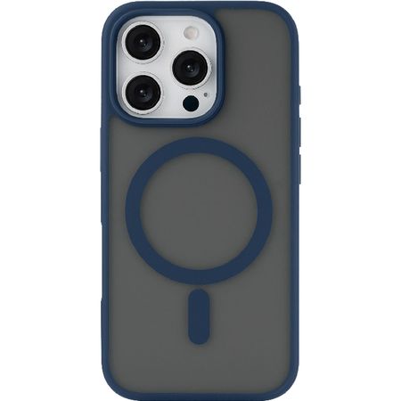 Чехол uBear Cloud Mag Case с MagSafe для iPhone 16 Pro темно-синий