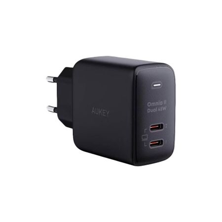Зарядное устройство AUKEY Omnia2 45W 2C чёрный (AWC-PA-B4TB)