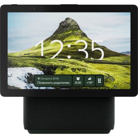 Умная колонка Яндекс Станция Дуо Макс с Алисой черный