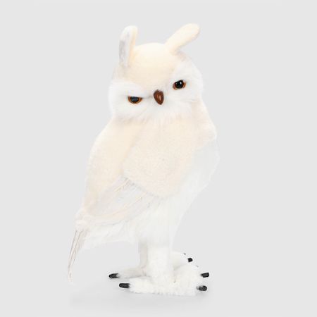 Декоративная фигура James arts сова белая 23х18х44 см