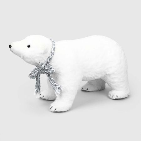 Декоративная фигура James arts медвежонок белый 55х24х29 см