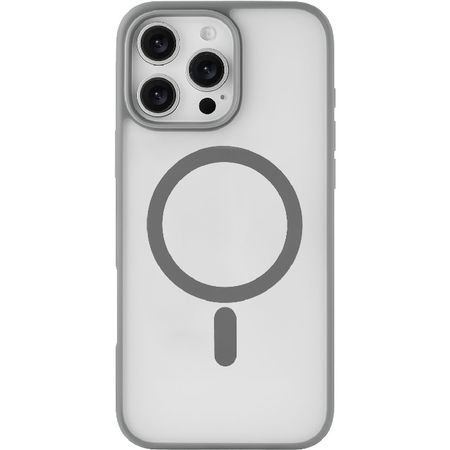 Чехол uBear Cloud Mag Case с MagSafe для iPhone 16 Pro Max серый