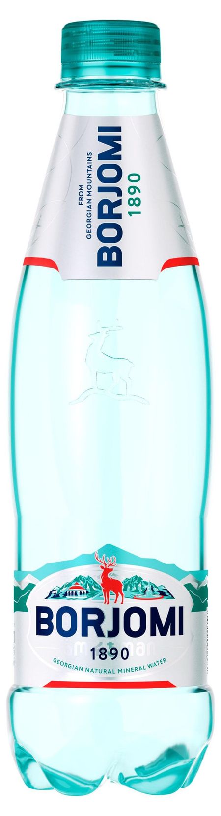 Вода минеральная Borjomi природная лечебно-столовая газированная, 500 мл
