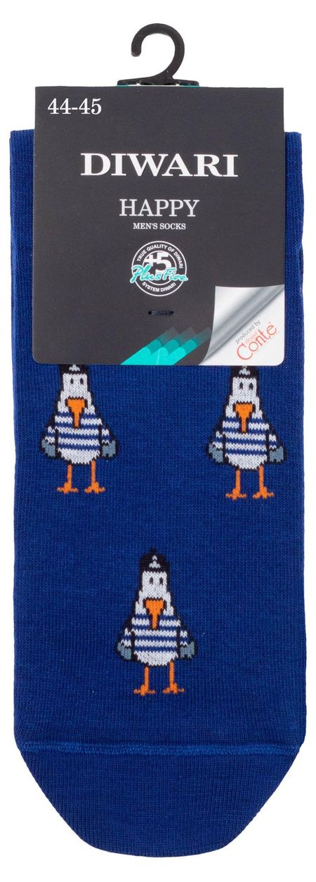 Носки мужские DIWARI синие, размер 29