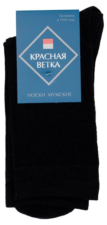 Носки мужские Красная Ветка Классические черные, р. 25
