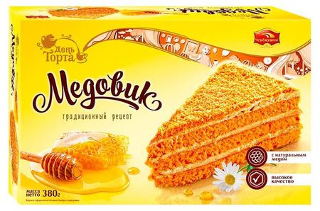 Торт День торта Медовик, 380 г
