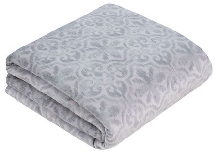 Плед Guten Morgen Альгамбра Грей велсофт, 200х220 см