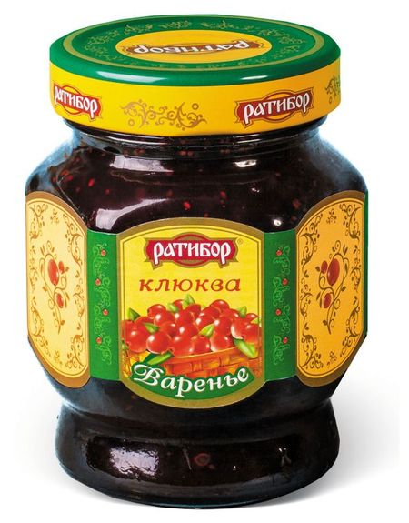 Варенье Ратибор клюква, 360 г ольга григорьевна добросовестная фея малинового варенья