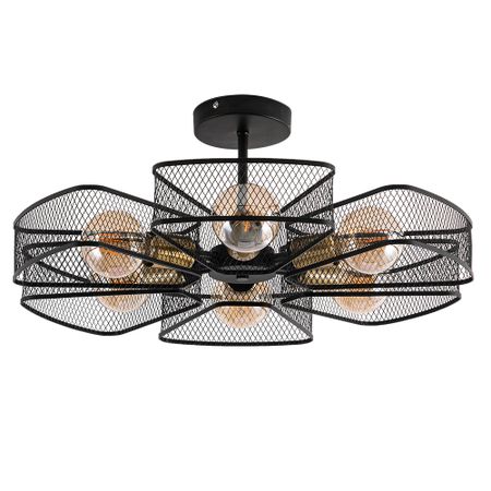 Люстра подвесная Arte Lamp Maasym E27 60 Вт 14 кв.м (A7044PL-6BK)