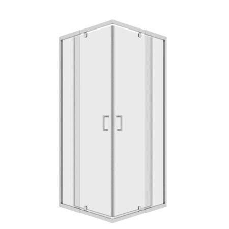 Душевой уголок RGW PA 038 хром 80х80х195 см квадрат стекло прозрачное 6 мм