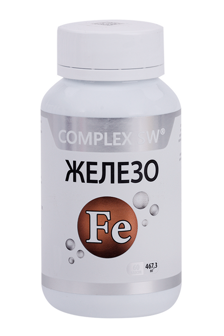 Железо Complex SW, 60 шт, капсулы