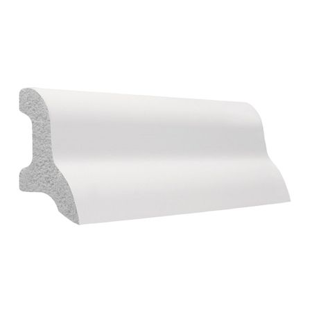 Плинтус экополимер Stenopol 42x21x2000 мм белый (C7230)