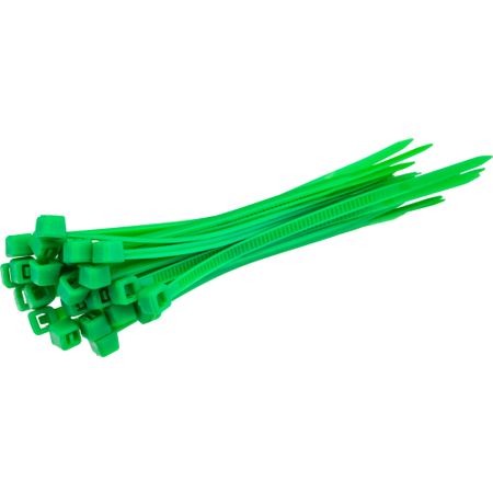 Стяжка кабельная Duwi 80x2,5 мм нейлоновая зеленая (25 шт.) (30216 2)
