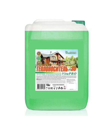 Теплоноситель Eco Therm VITA PRO -30 °С 10 кг на основе пропиленгликоля