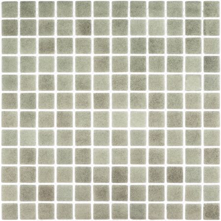 Мозаика Mir Mosaic Natural Steppa светло-серая стеклянная 315х315х5 мм глянцевая