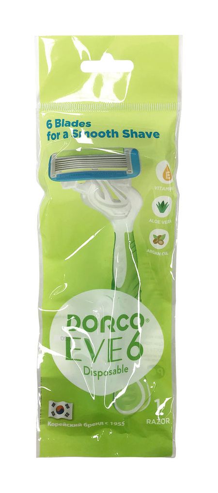 Dorco Eve 6 Blade Disposable Razor
