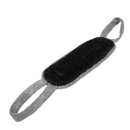 Мочалка БАННЫЕ ШТУЧКИ Мочалка Мужская, двусторонняя мочалка косичка банные штучки серая 40 г 26х5х5 см